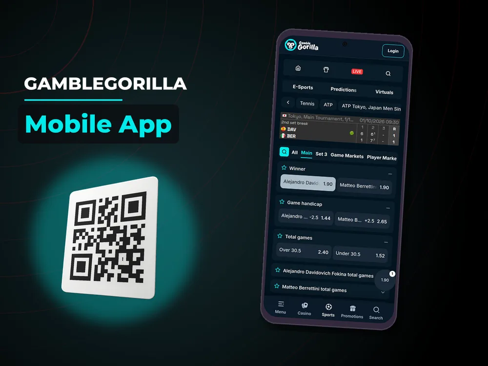 Gamblegorilla - Mobile App