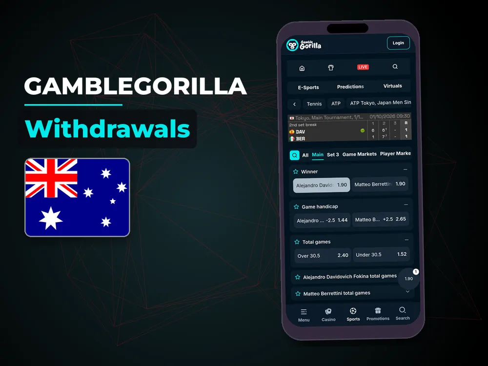 Gamblegorilla - Withdrawals