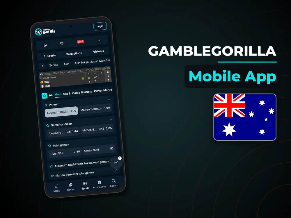 Gamblegorilla - Mobile App